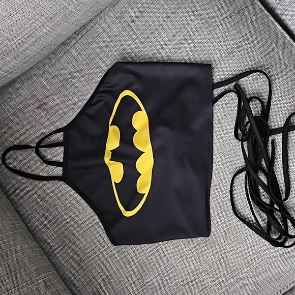 Batman Tieup crop top - Picture 1 of 2